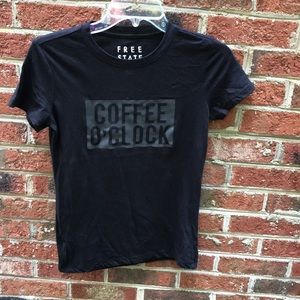 Size Med - Coffee O’Clock Black tee